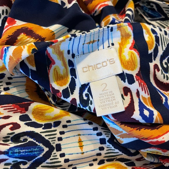 Chico’s | Ikat Dress | NWT | Size 2 - Picture 3 of 5